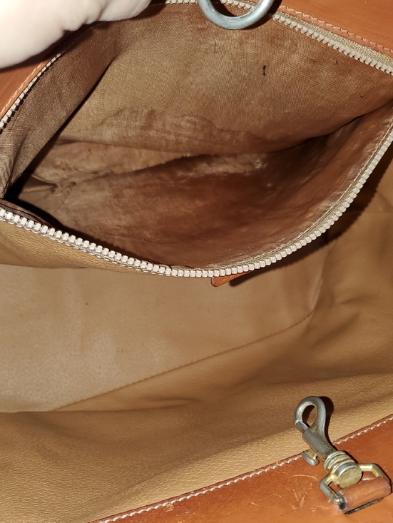 🇮🇹Vintage Celine Brown Macadam Triomphe  Large Tote Bag🤎 - Picture 11 of 16